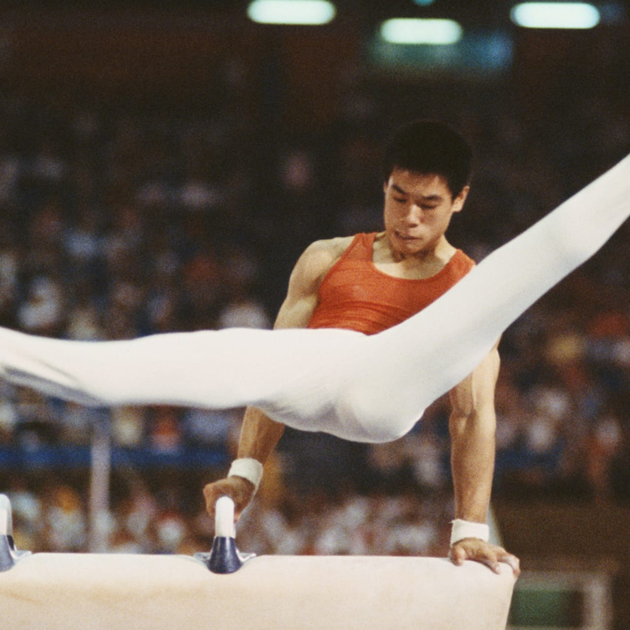 1984年洛杉矶奥运会 李宁斩获六块体操奖牌