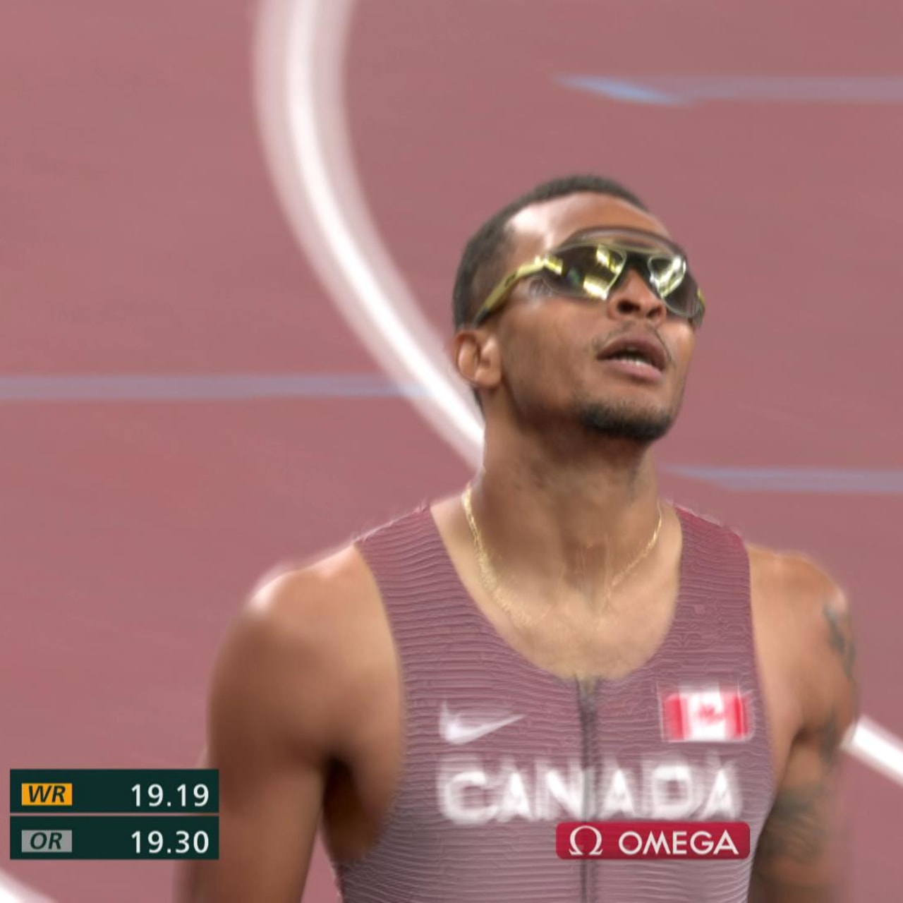 メダル獲得の瞬間 東京 陸上競技 男子0m A ドグラス Can