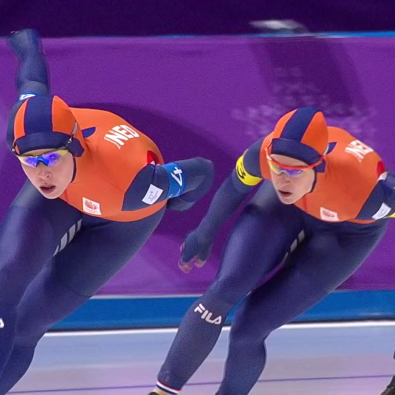 女子チームパシュート予選 スピードスケート 平昌18リプレイ