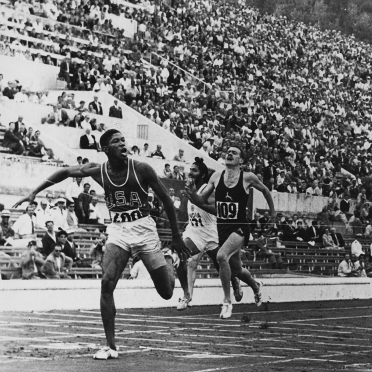 ハリーがローマオリンピック男子100mで金メダル