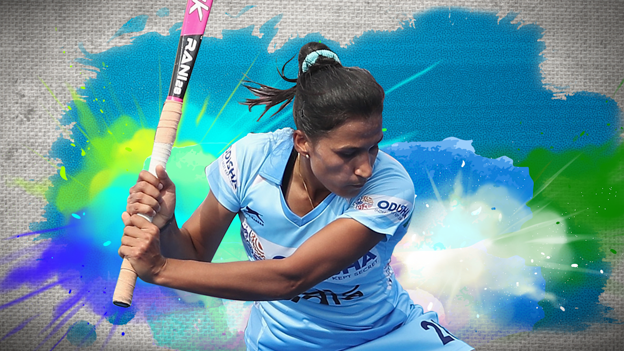 Rani Rampal Indiens Hockey Teamkapitanin Jee Jan Se