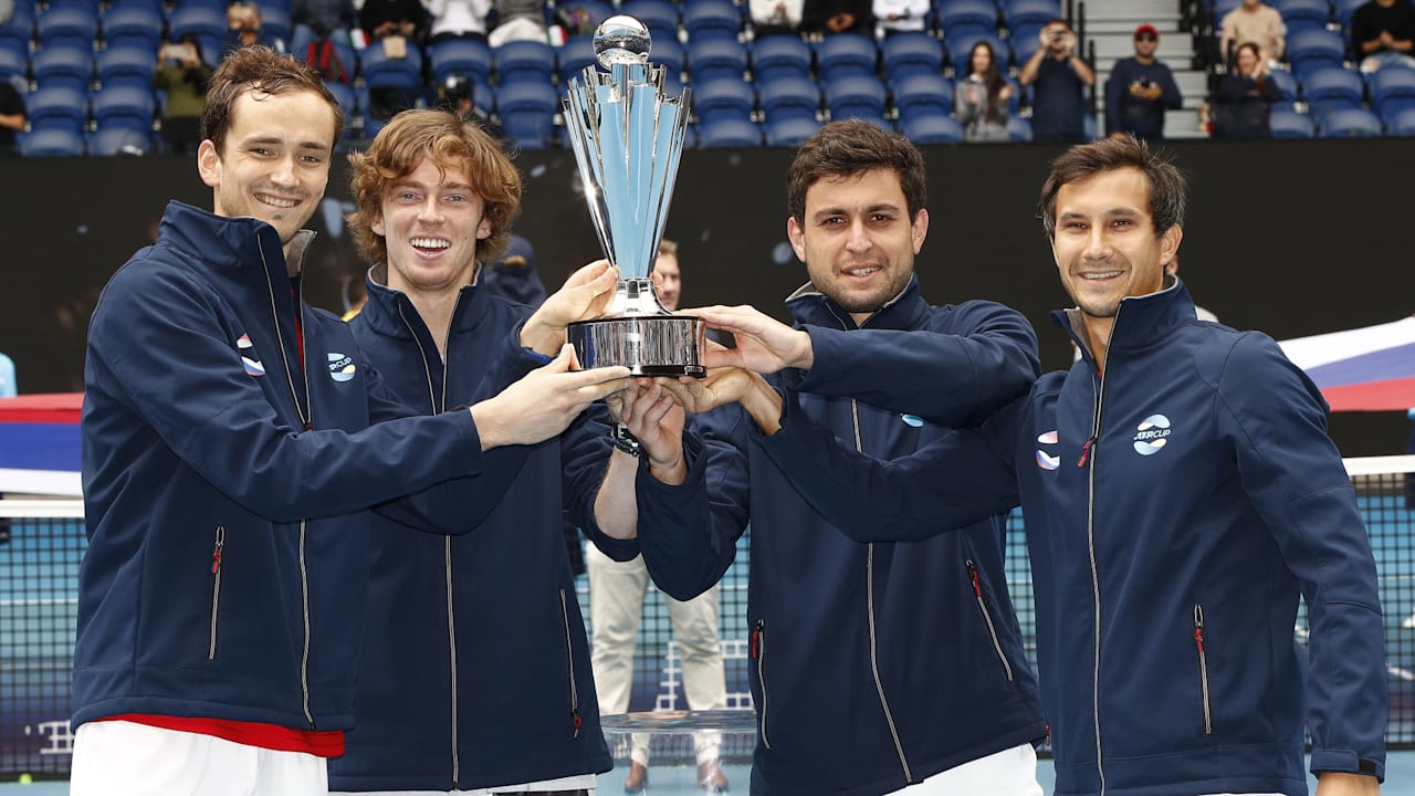 ロシアがイタリアを下して初優勝 テニス Atpカップ最終日