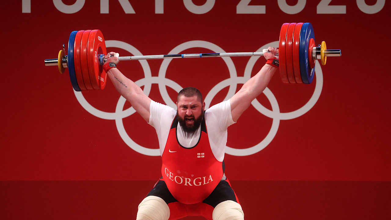 Lasha Talakhadze wins +109kg weightlifting gold with three world records