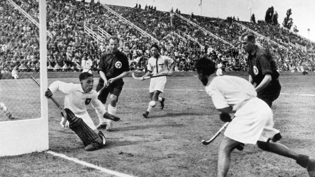 At the 1936 Olympics, hockey wizard Dhyan Chand led by example