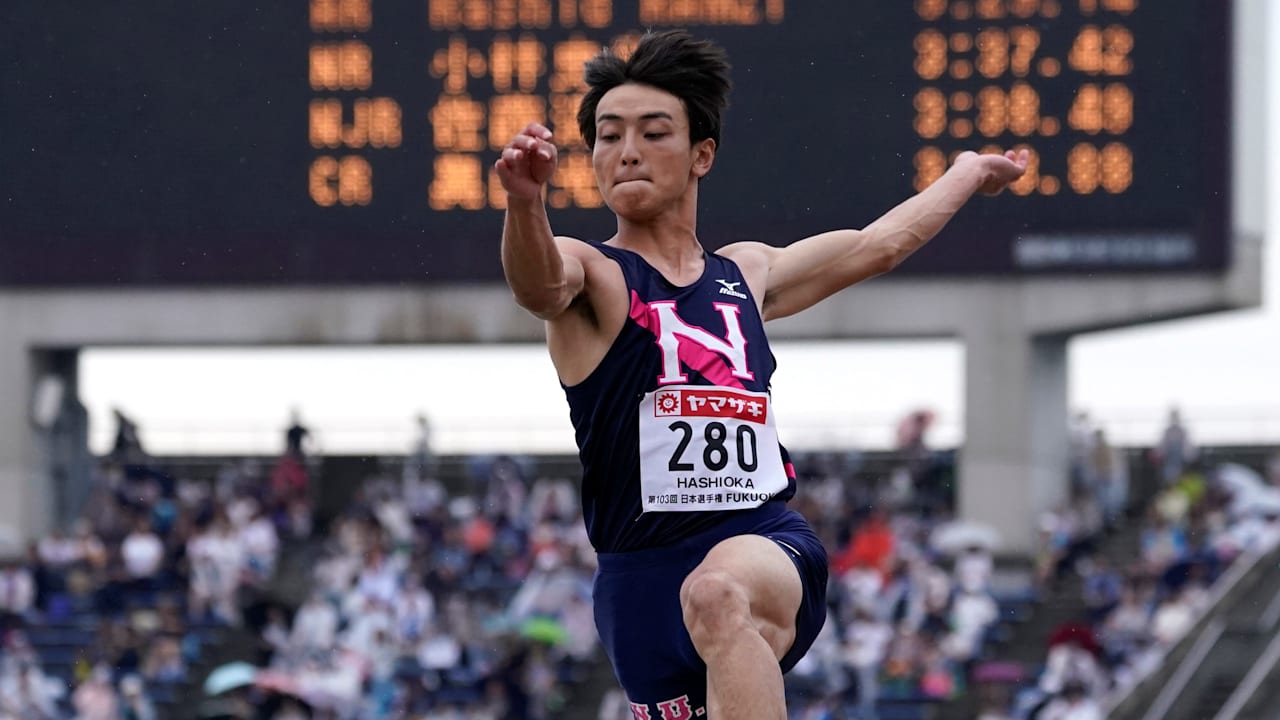 第回日本学生陸上競技対校選手権大会 1日目結果 男子走り幅跳びは橋岡優輝が大会新記録の8m29で優勝
