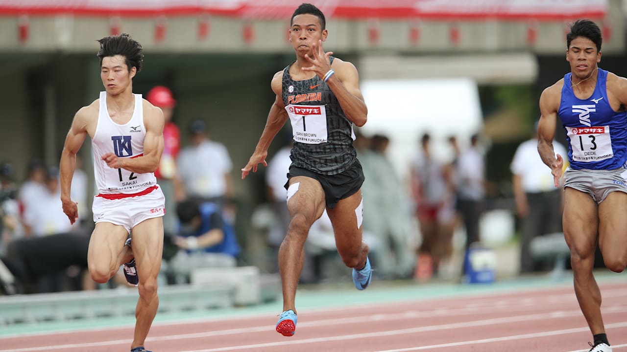 陸上日本選手権初日 サニブラウン 桐生祥秀 小池裕貴が男子100m決勝進出 明日28日は日本最速頂上決戦に