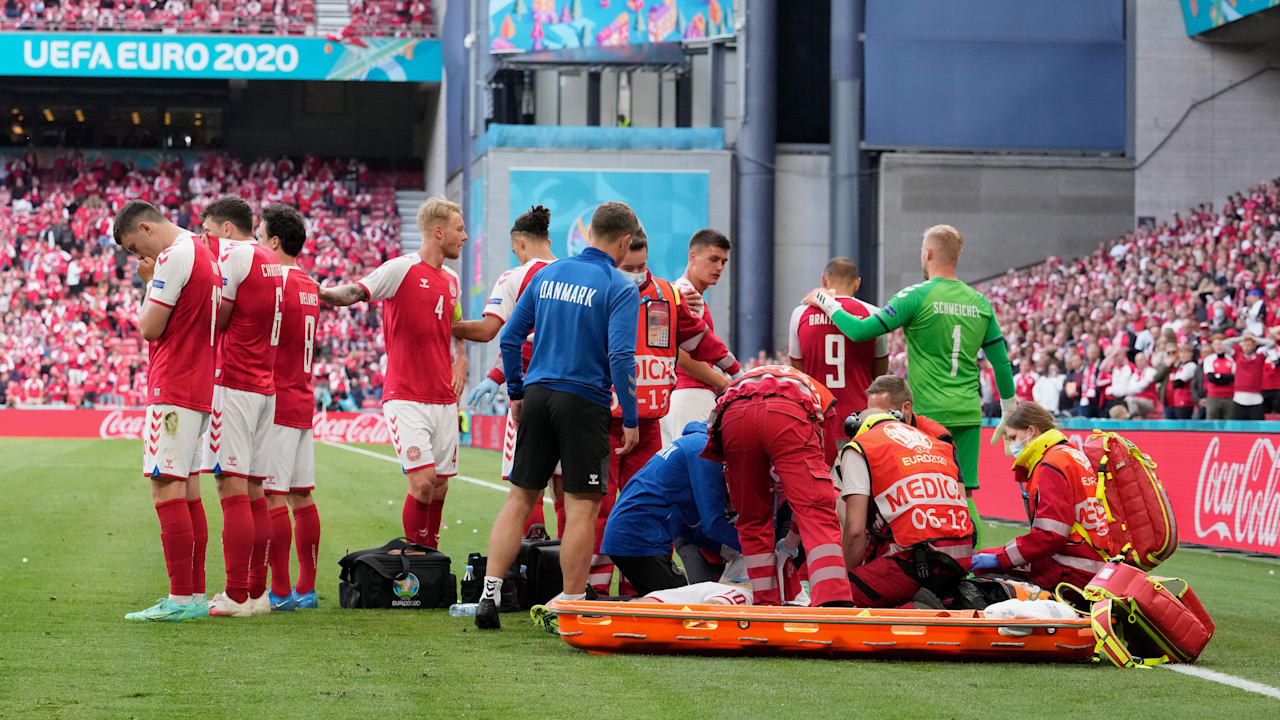 Christian Eriksen: Danish football star in stable condition after collapsing during EURO 2020