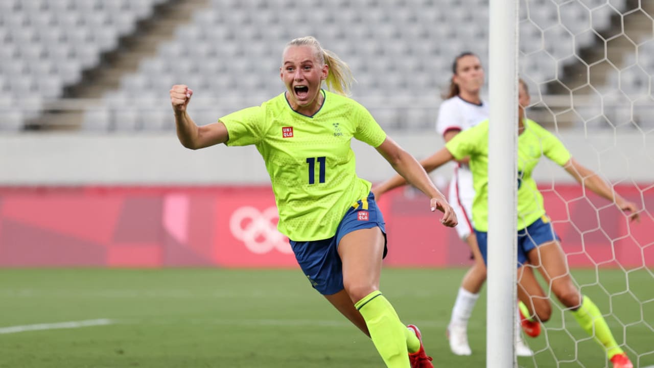 Football Stina Blackstenius Leads Sweden Bid For Olympic Gold