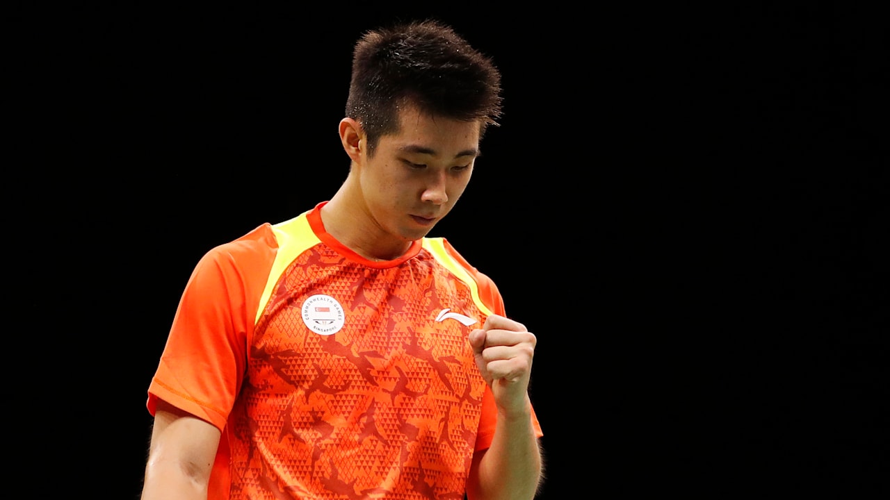 Singapore badminton player loh kean yew