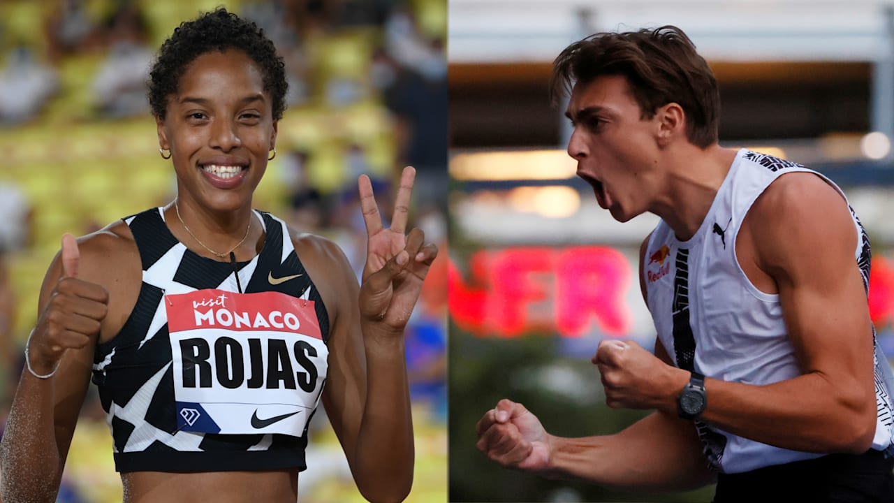 Yulimr Rojas And Mondo Duplantis 2020 World Athletes Of The Year