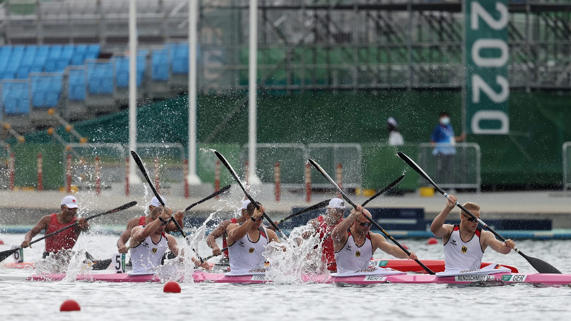 Gold Medal Performance: New Zealand Kayakers Dominate the Kayak Double K2  500m Women Canoe Sprint