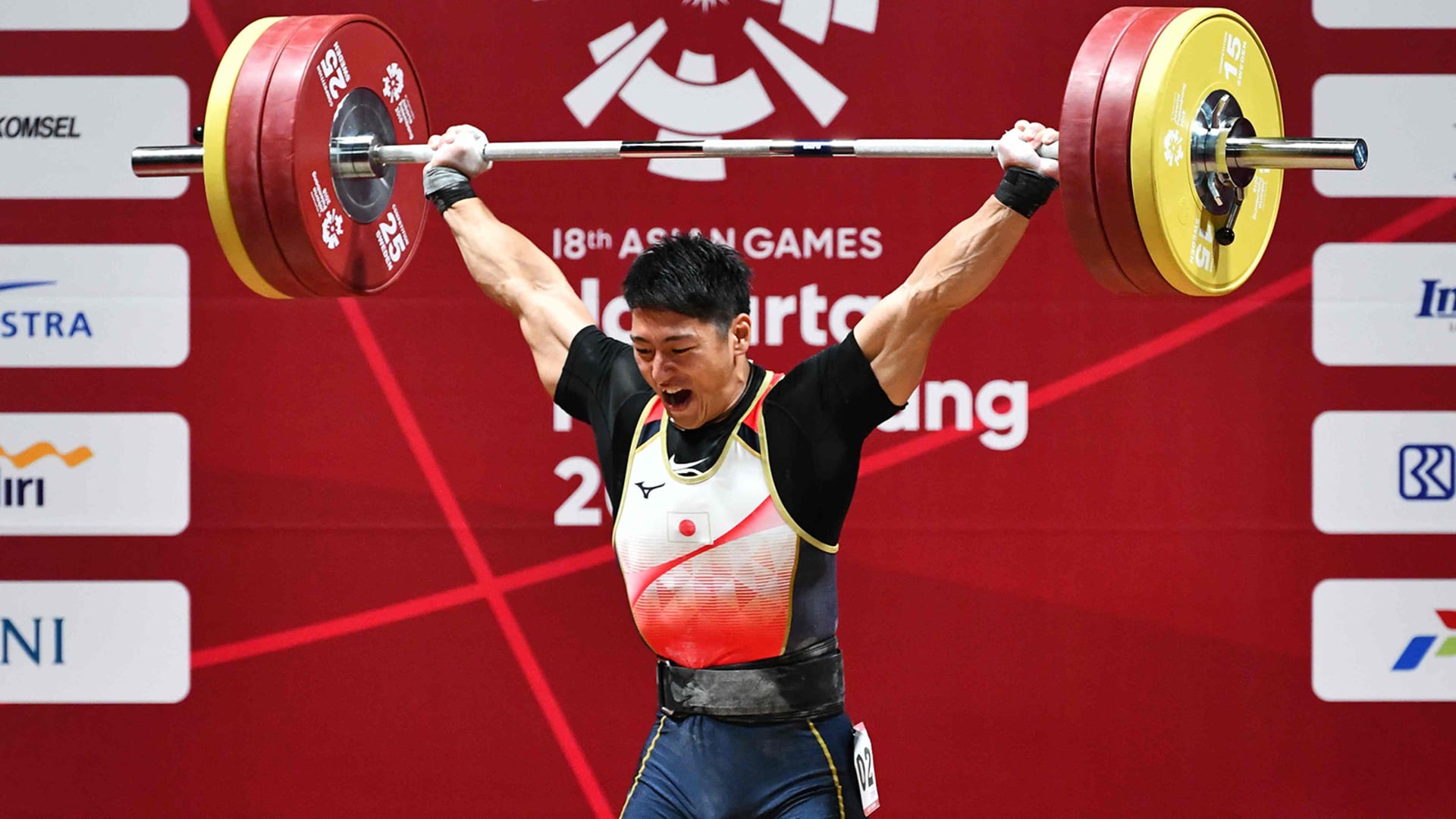 ウエイトリフティング 世界選手権6日目 男子89kg級 山本俊樹がジャークで金メダル