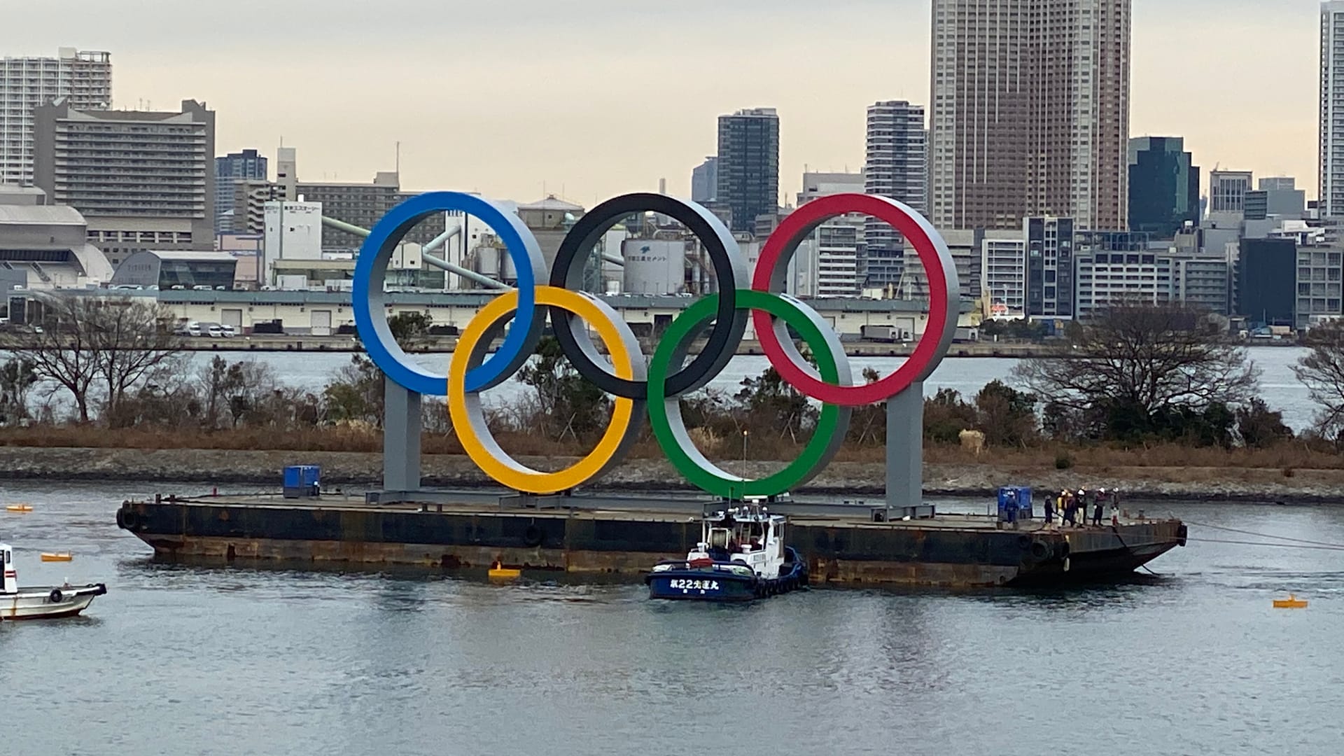 Olympic Symbol Arrives In Tokyo For Games