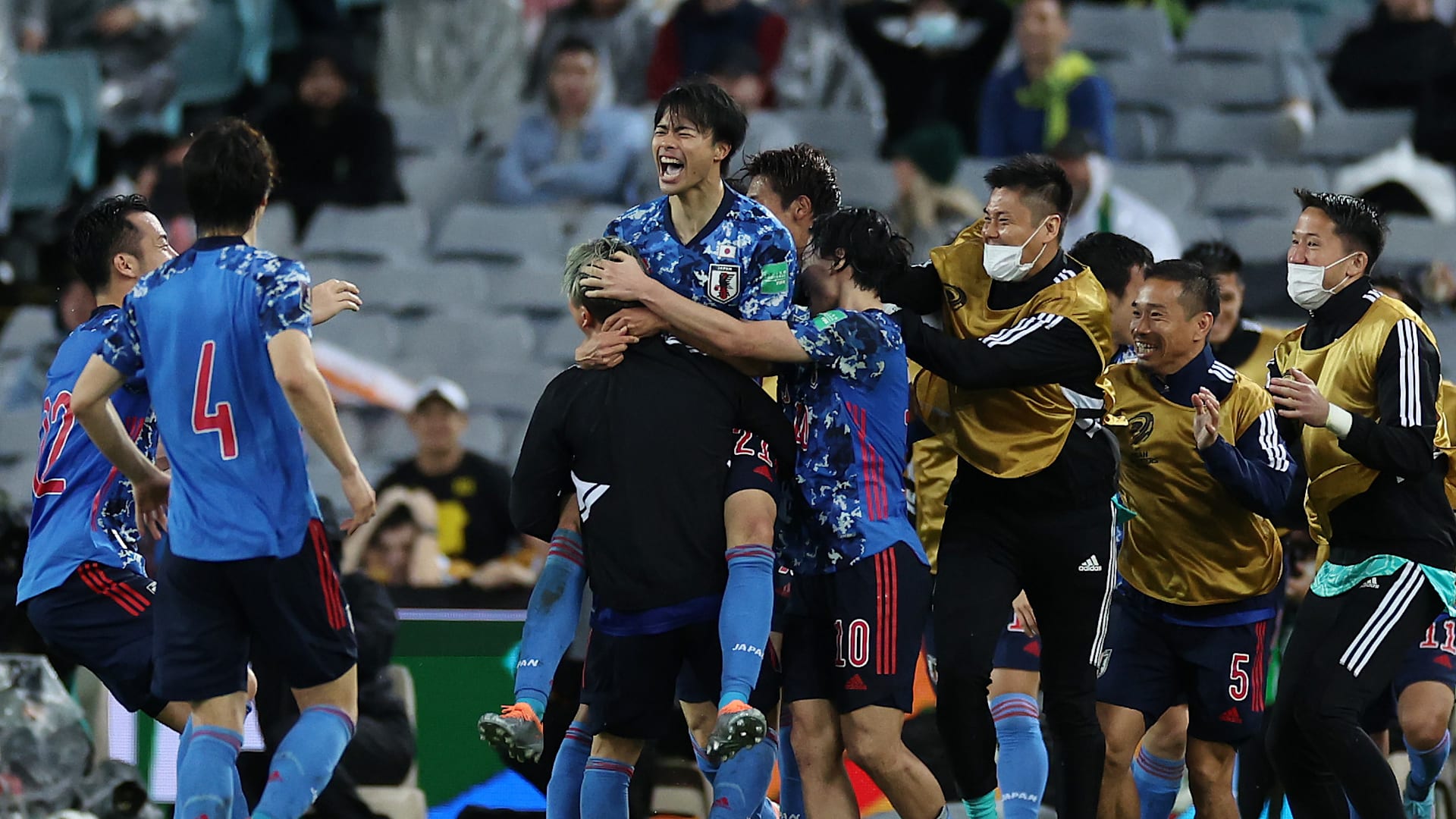 【サッカー】W杯アジア最終予選：日本代表が本大会出場権獲得…三笘薫の2ゴールで豪州に勝利