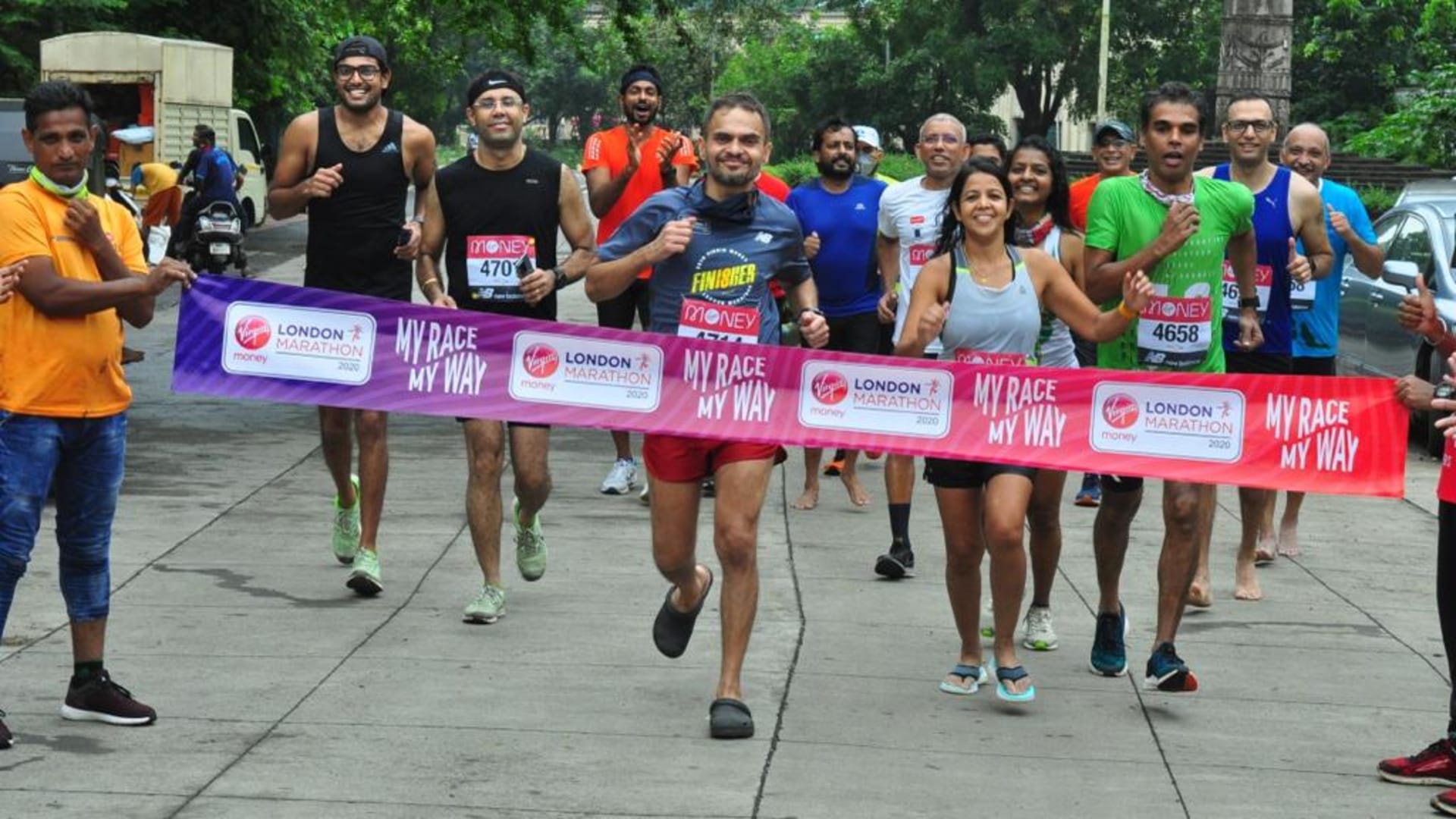 Mumbai Runners Hit The Streets For Virtual London Marathon