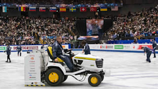 Ice resurfacing machines go to work at the #WorldFigure