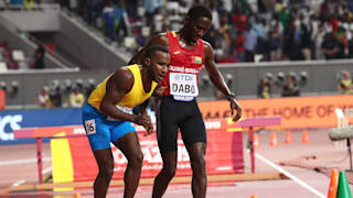 Dabo helps Busby finish at the IAAF World Championships