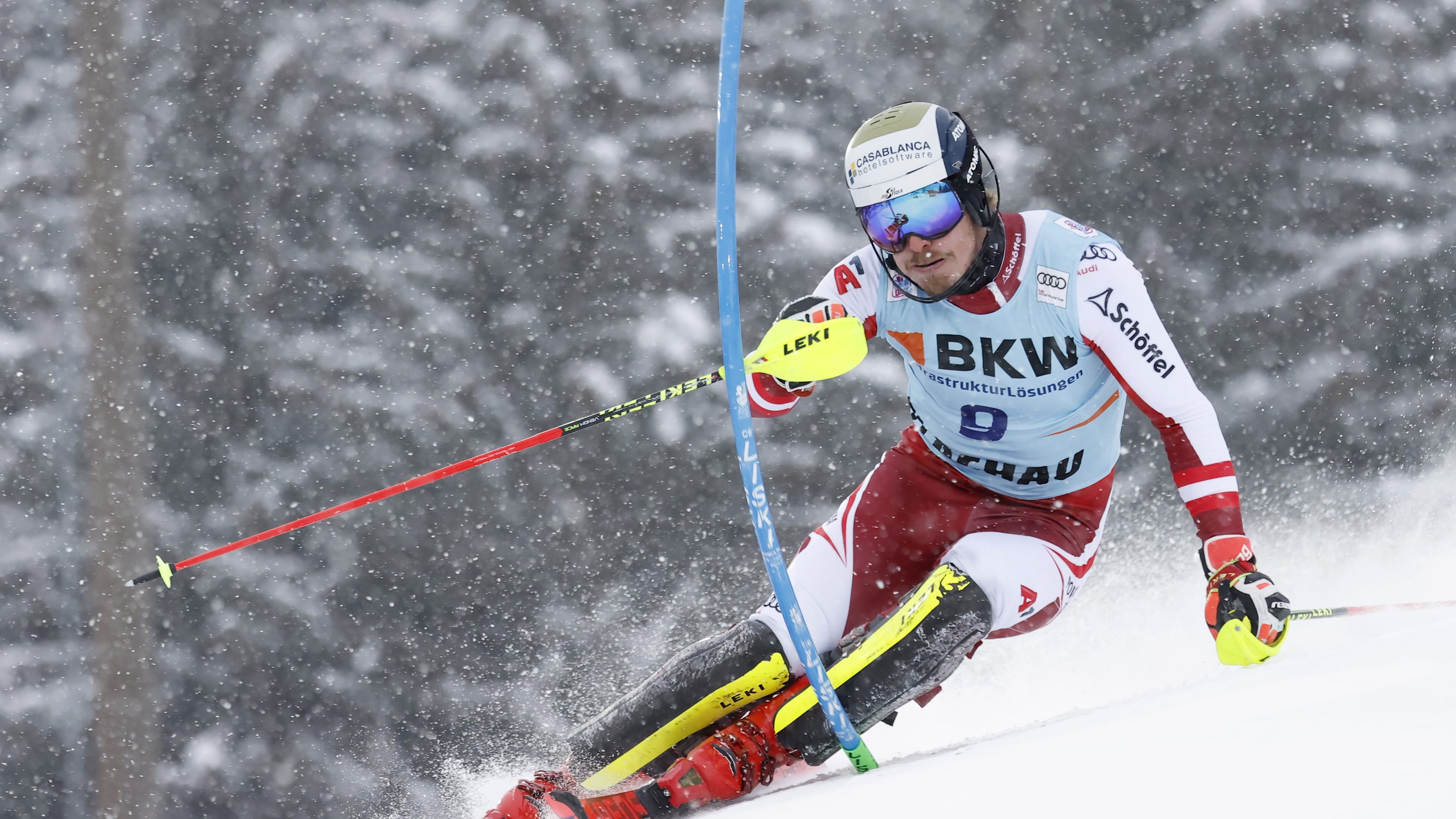 Alpine Skiing Austria S Manuel Feller Triumphs In Flachau Slalom