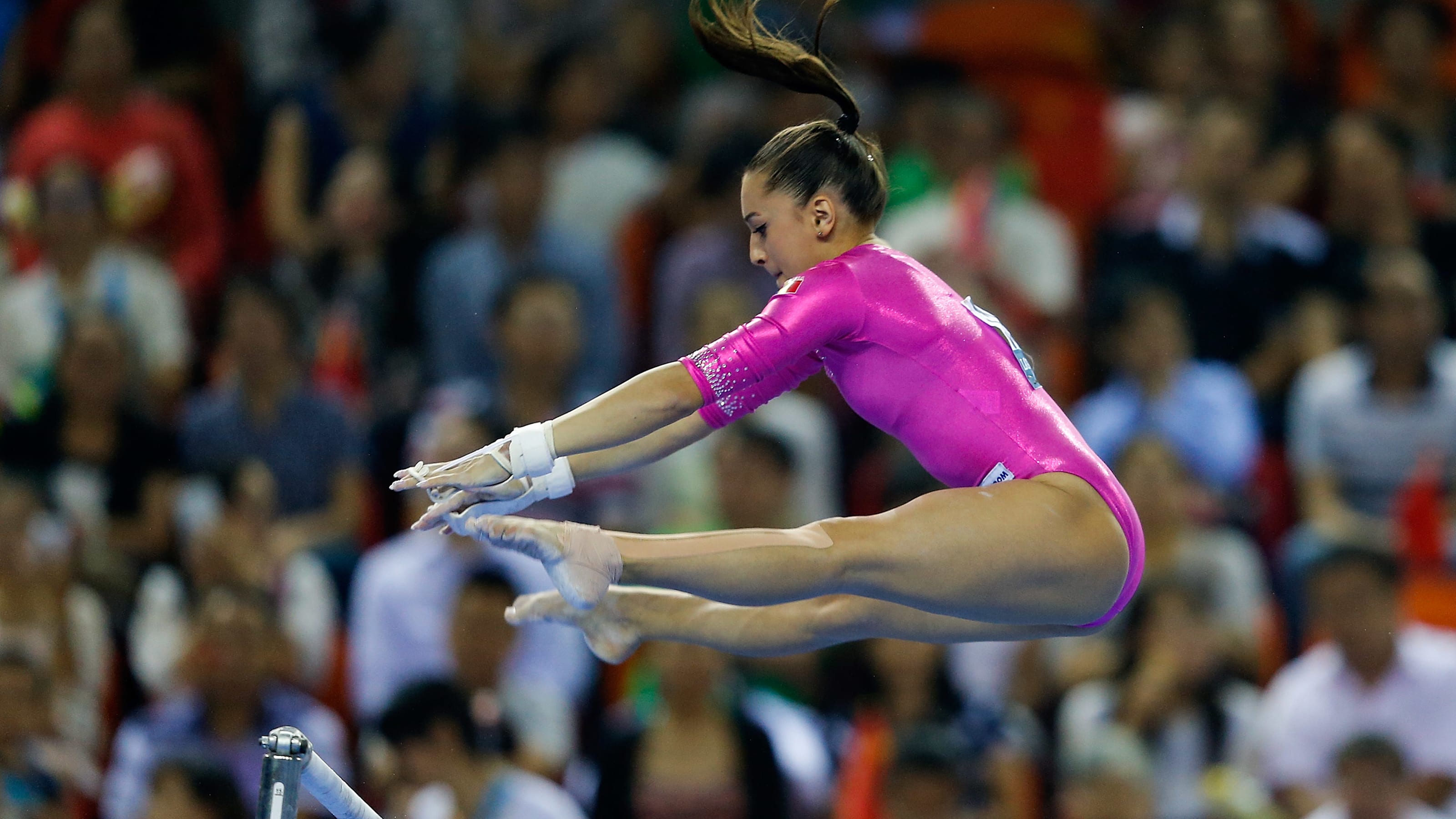 Gymnastics Larisa Iordache Romania Top Qualification Standings At Women S European Championships