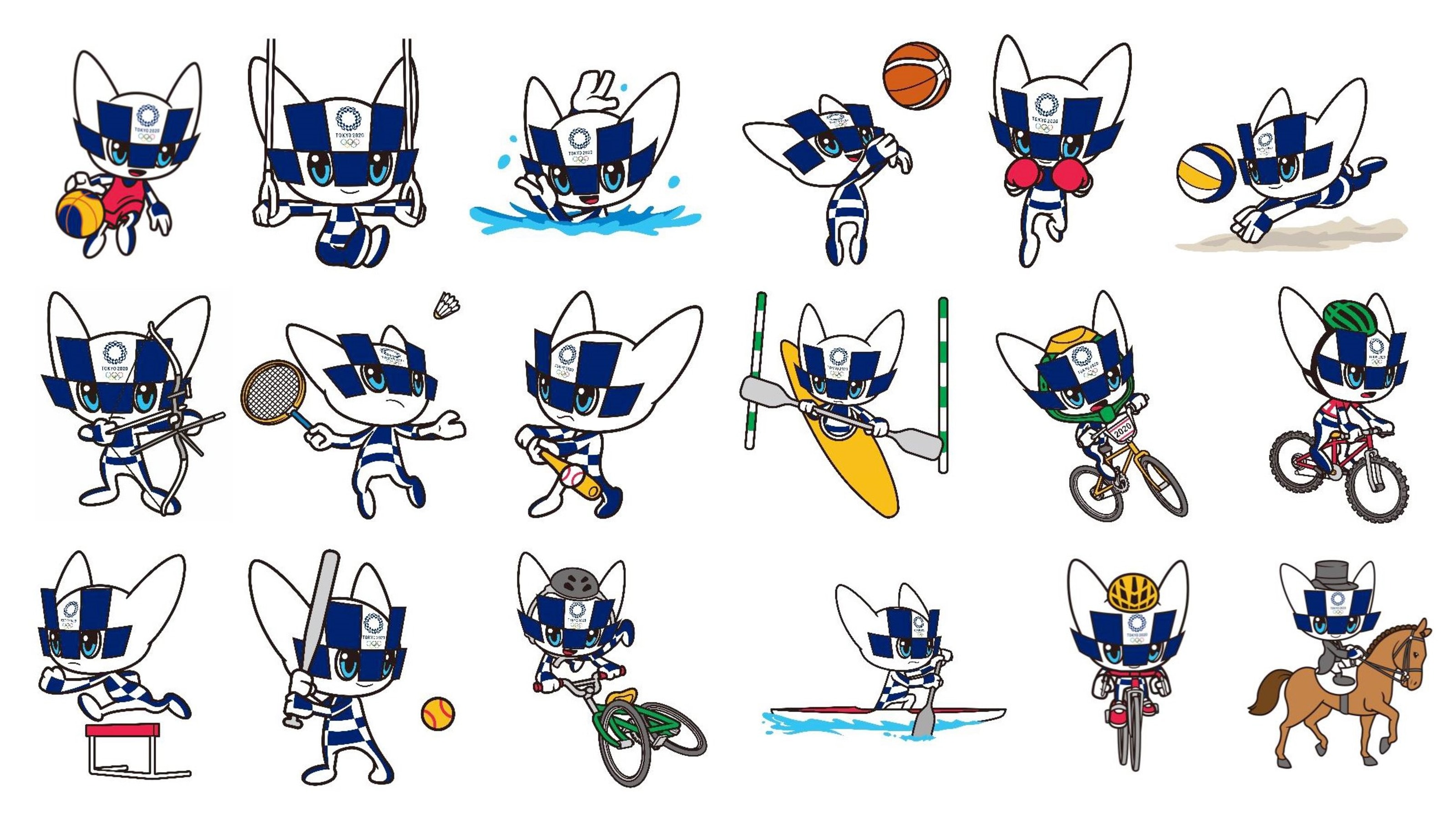 Tokyo 2020 Unveils Mascot Images Representing Olympic Sports And Disciplines Olympic News