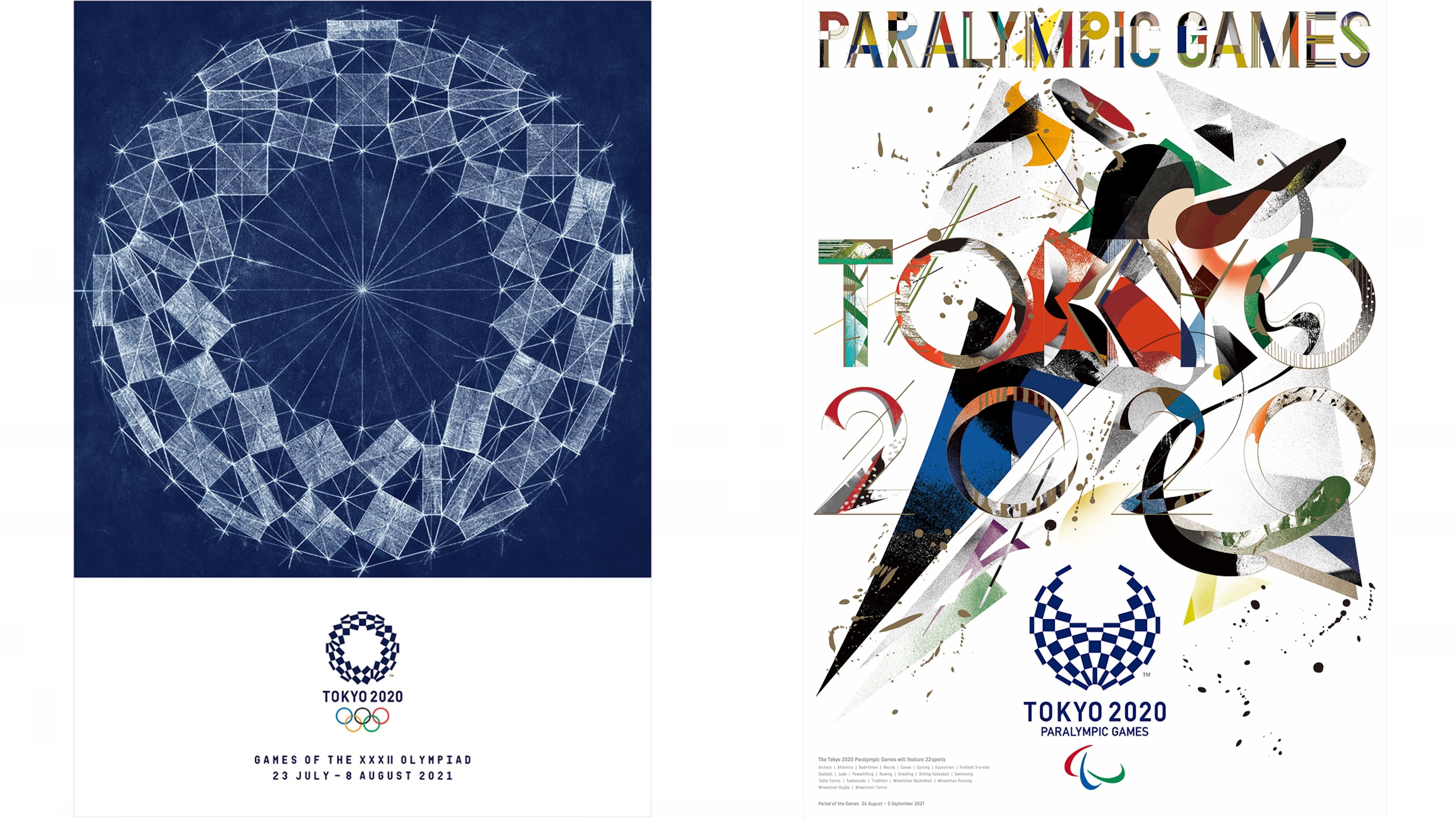 東京大会を象徴する アイコニックポスター 2作品が決定 野老朝雄氏 デザインユニット Goo Choki Par が制作