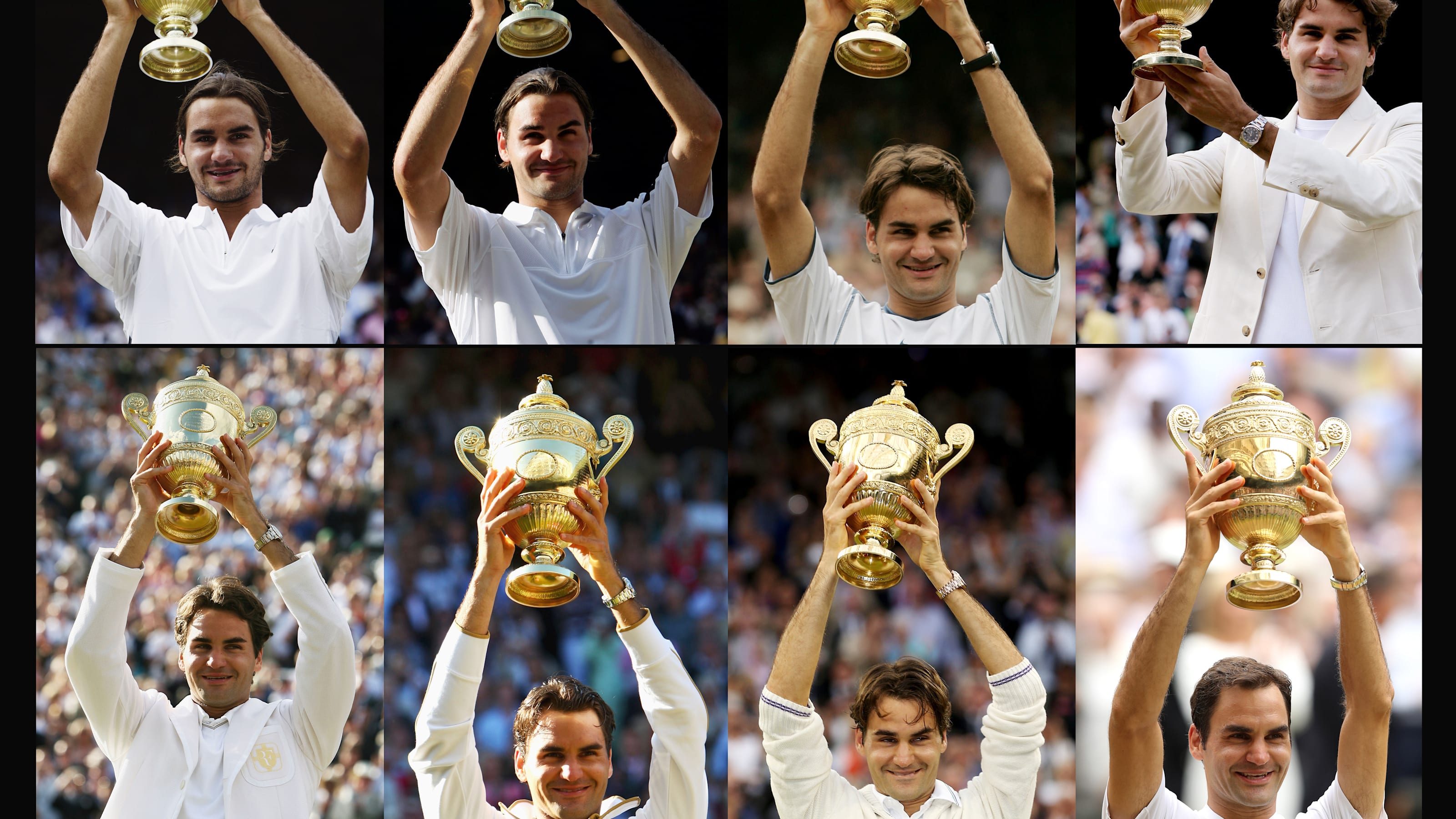 How many Wimbledon titles has Roger won?