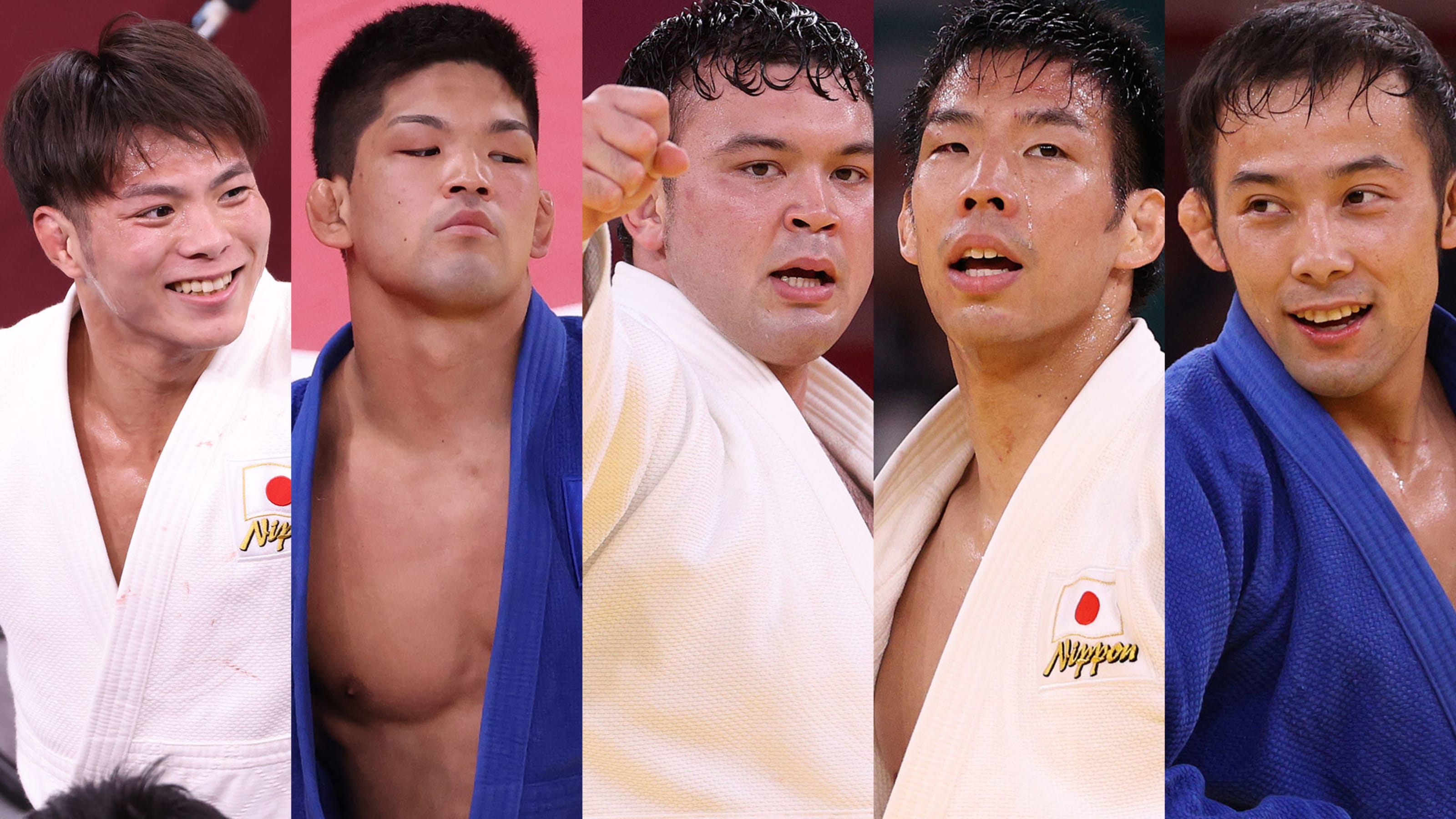 柔道 日本男子は史上最多の5階級で金メダル獲得 さまざまなスタイルで頂点を奪取