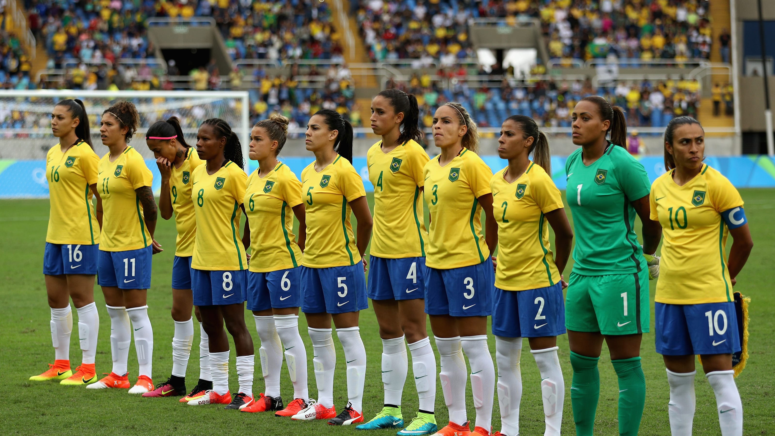 Marta Em Campo Para A Estreia Do Futebol Do Brasil Em Toquio 2020