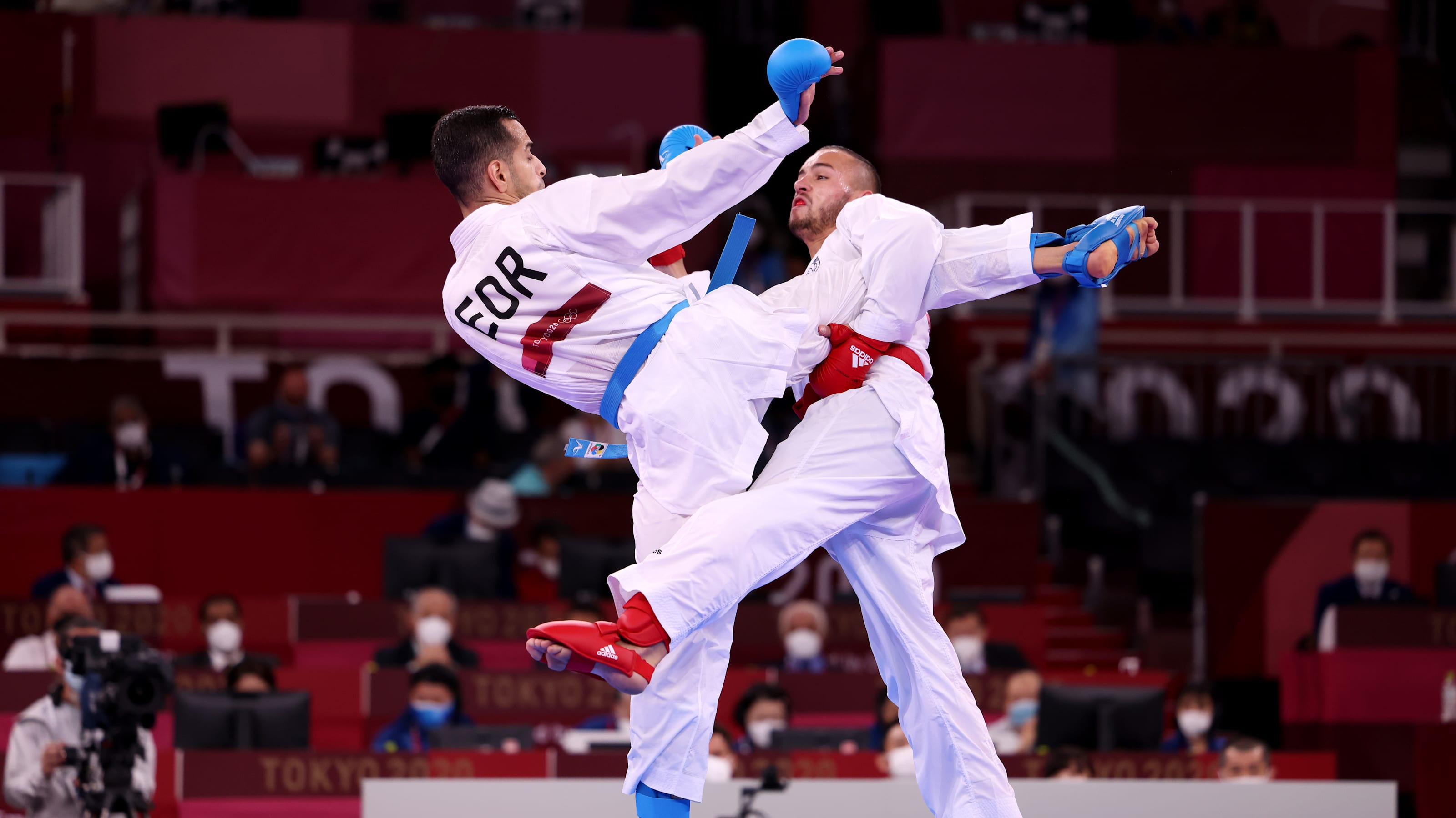 Hamoon Derafshipour Refugee Karateka Wins Two Bouts In Karate Kumite Debut At Tokyo