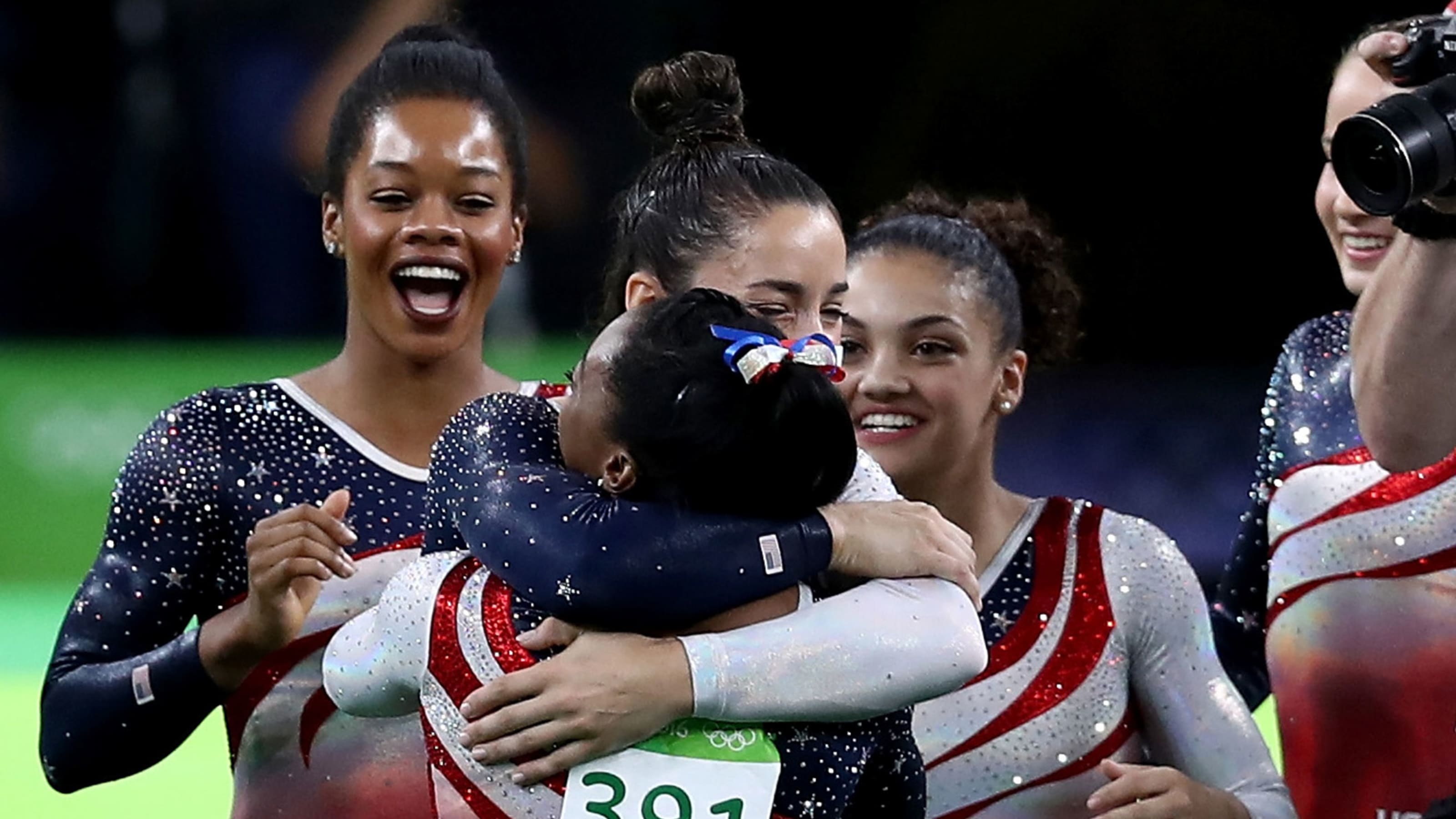 Majestic American Gymnasts Surge To Women S Team Gold Olympic News