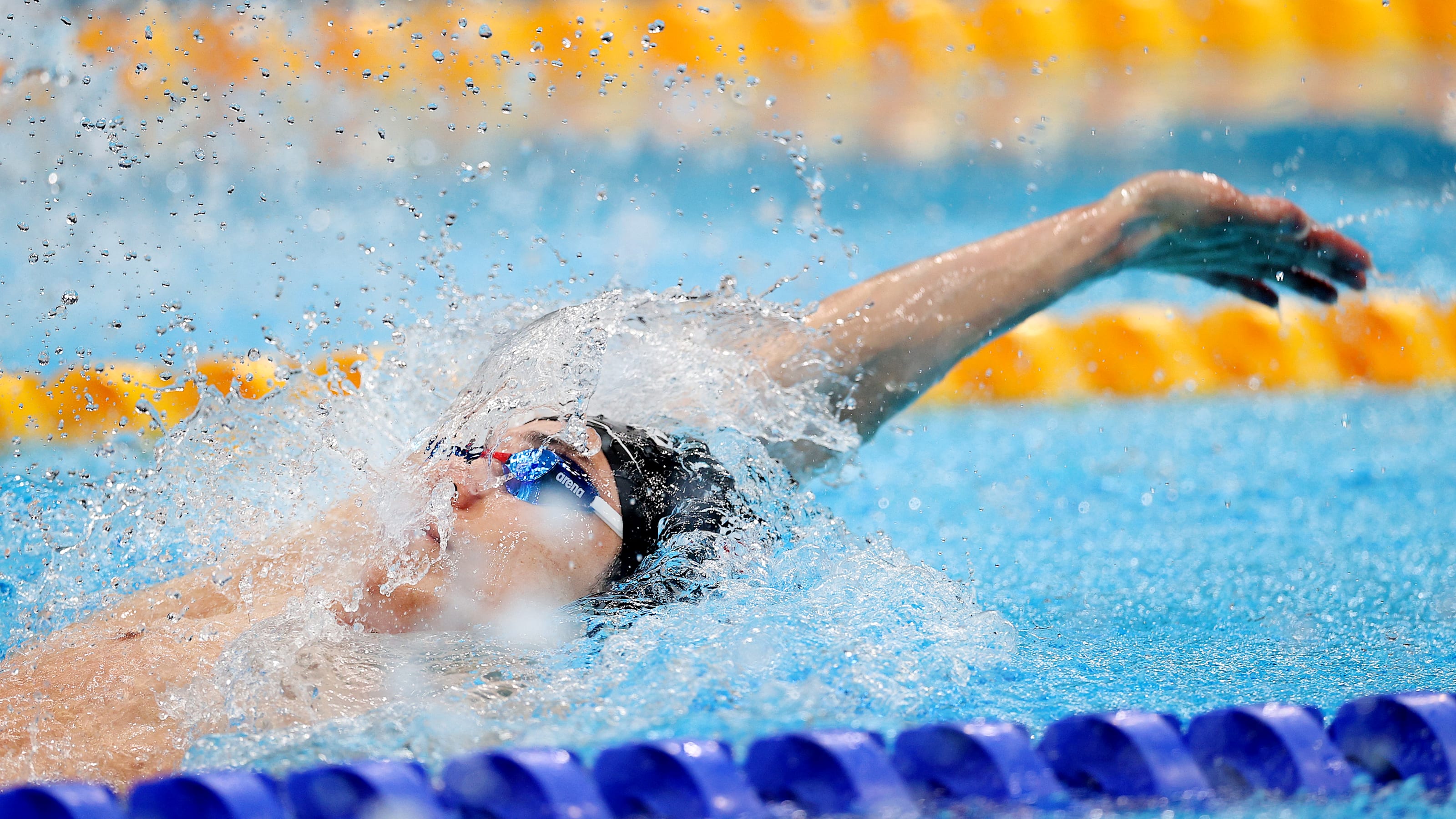 競泳 日本選手権第2日 男子100m背泳ぎを制した入江陵介 もっとスピードをつけていきたい