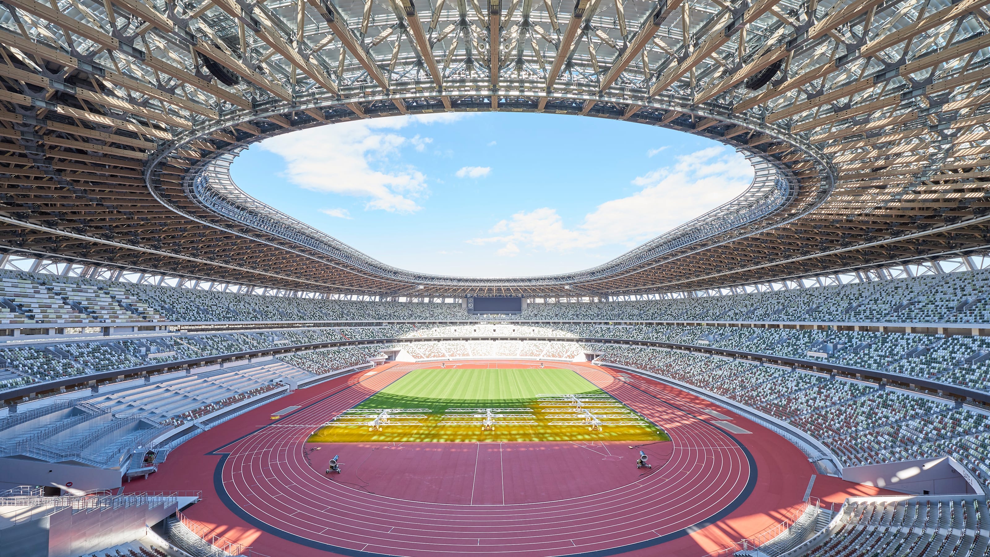 Check Out Tokyo S Completed National Stadium For The Olympic Games