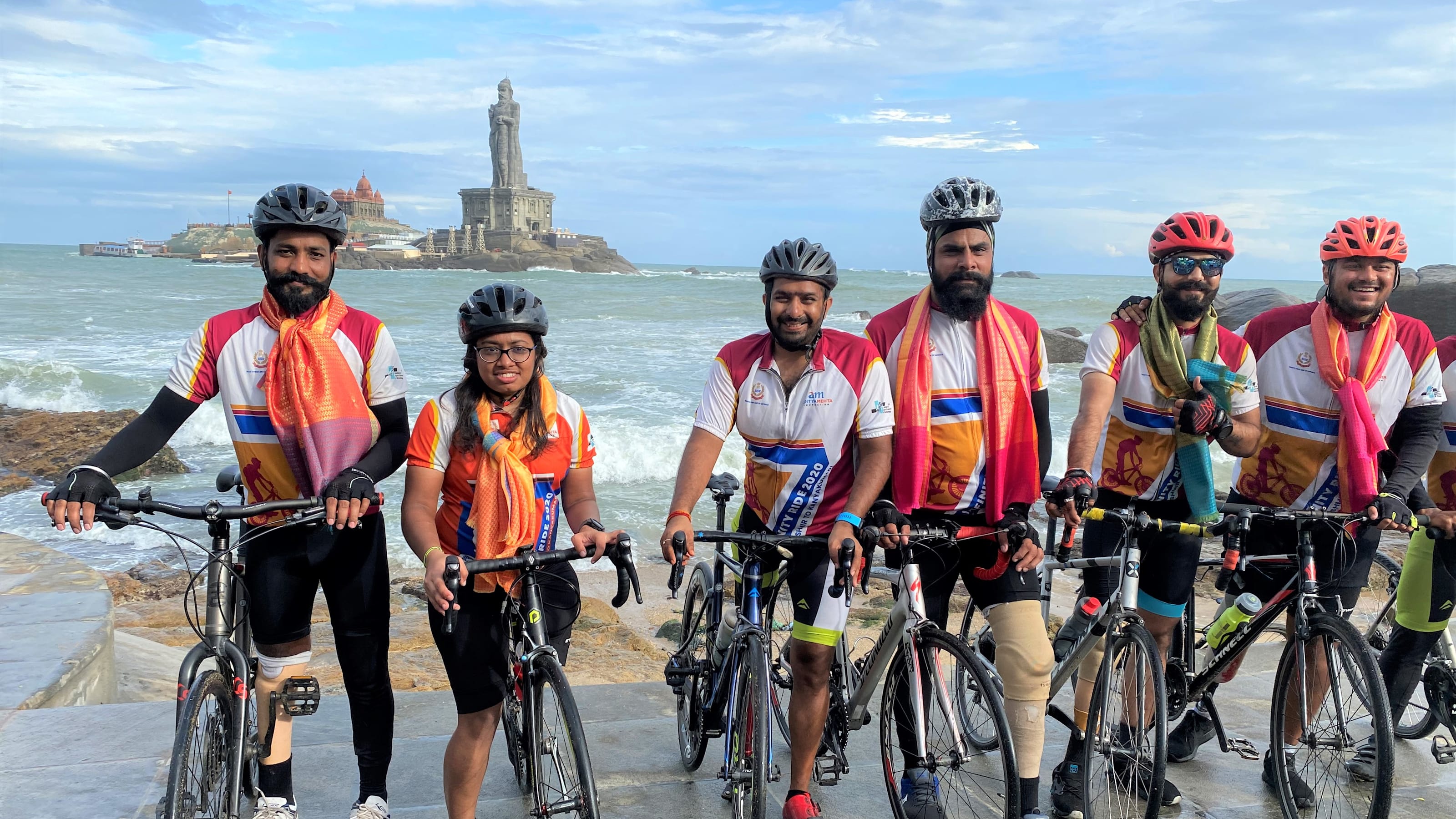 Para Cyclists Ride From Kashmir To Kanyakumari For Para Sports Awareness