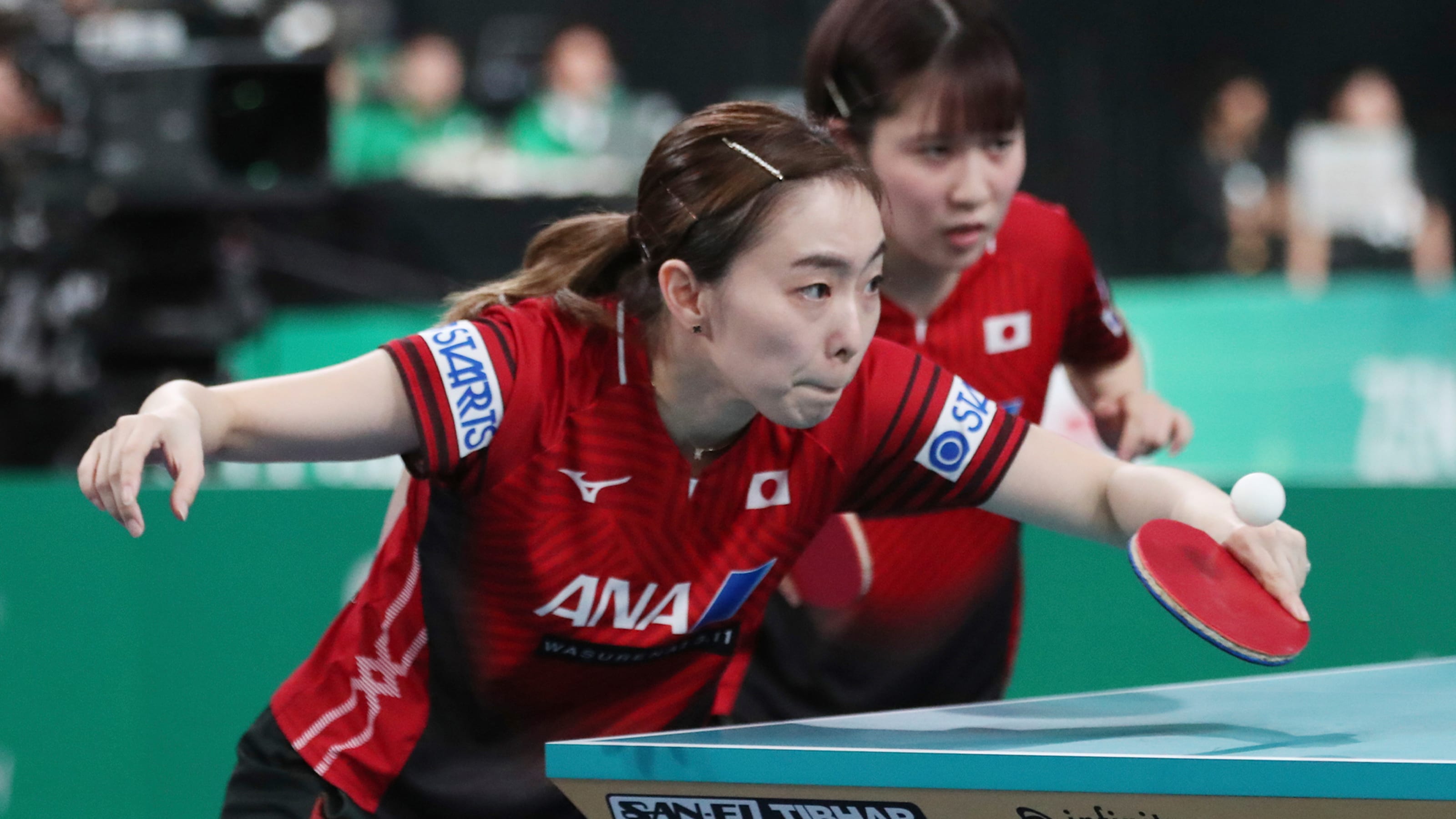 女子日本代表がルーマニアに3 0で競り勝ち準決勝へ 卓球 W杯団体戦