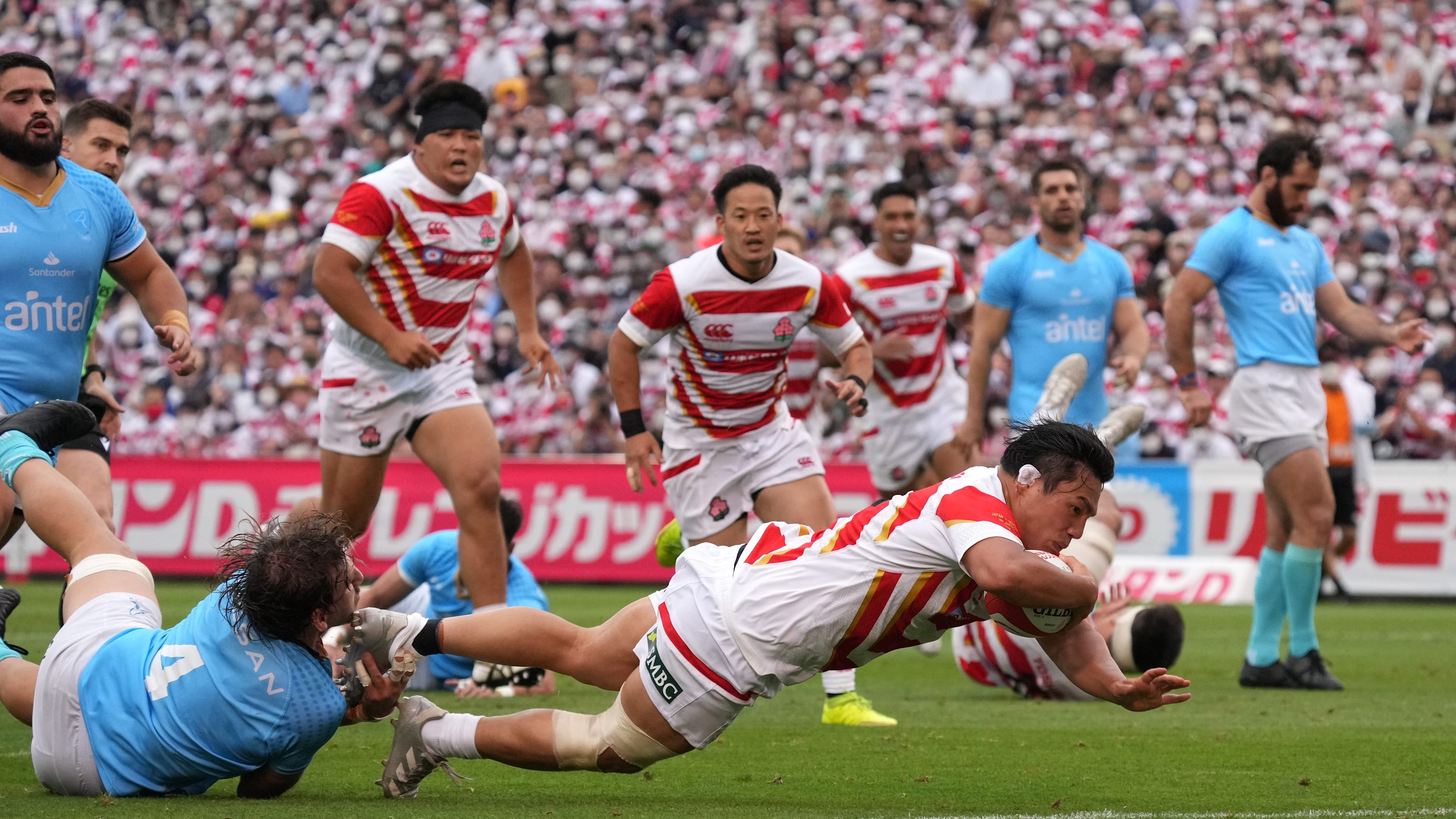 ブレイブ ブロッサムズがウルグアイ代表に34 15で勝利 リポビタンdチャレンジ杯