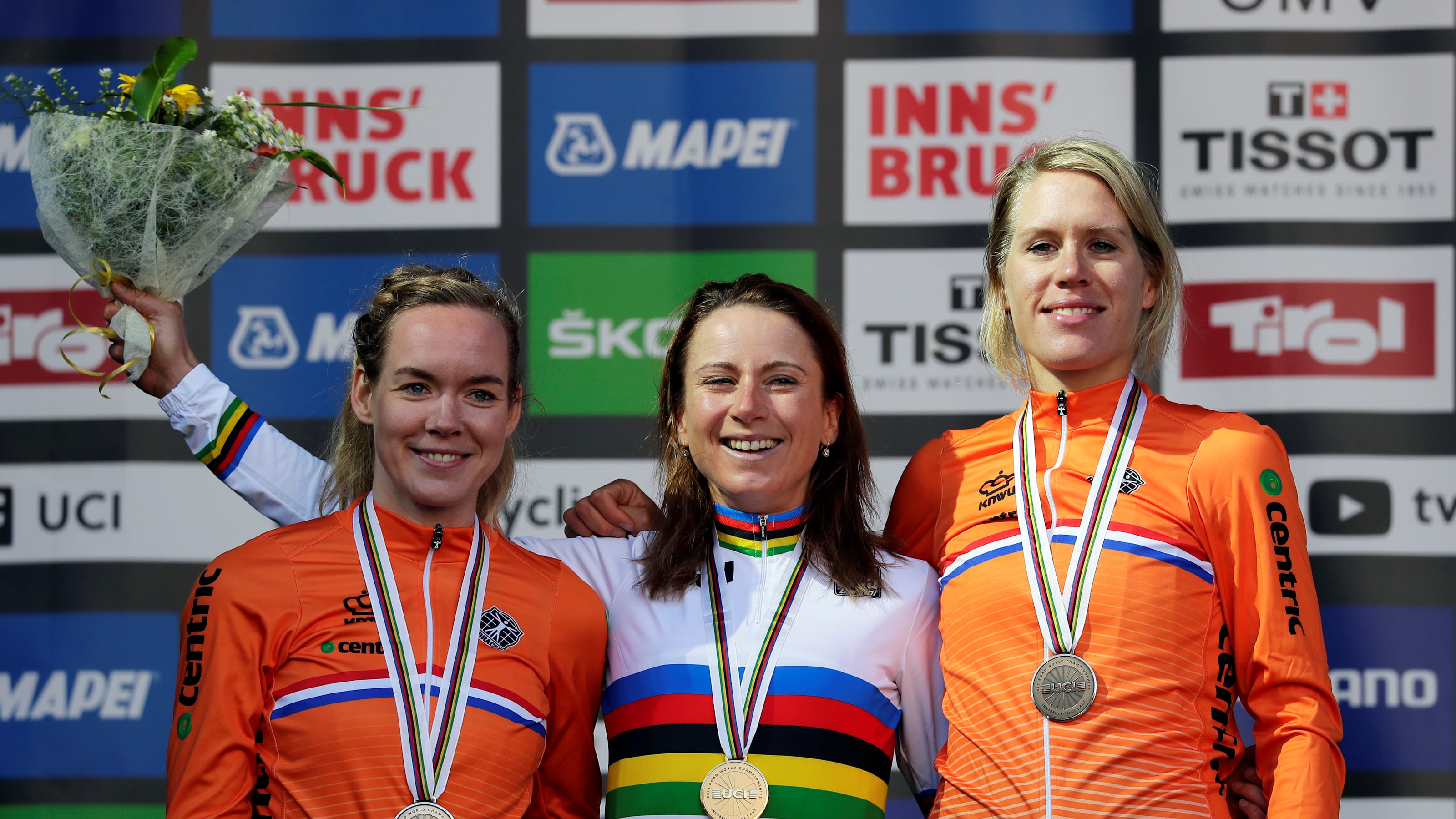 Dutch Sweep Podium As Annemiek Van Vleuten Retains Time Trial World Title