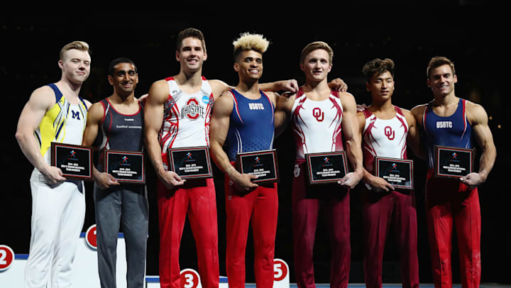 U S Men S Quest For Olympic Gymnastics Podium Begins At Winter Cup