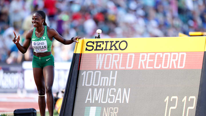 Tobi Amusan Sets A New World Record In 100M Hurdles