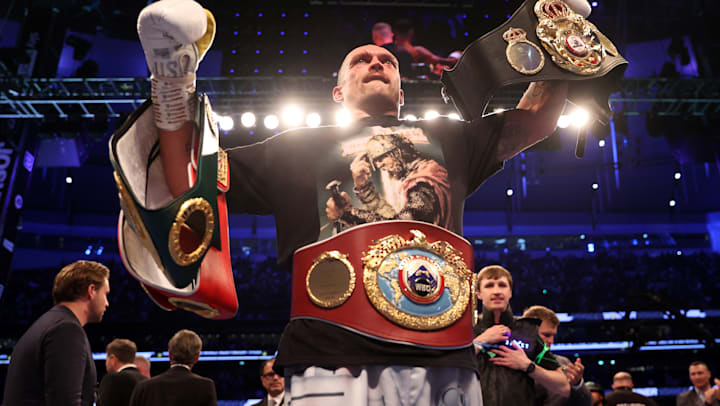 Frustration Verdensrekord Guinness Book vandtæt Oleksandr Usyk beats Anthony Joshua for world heavyweight belts