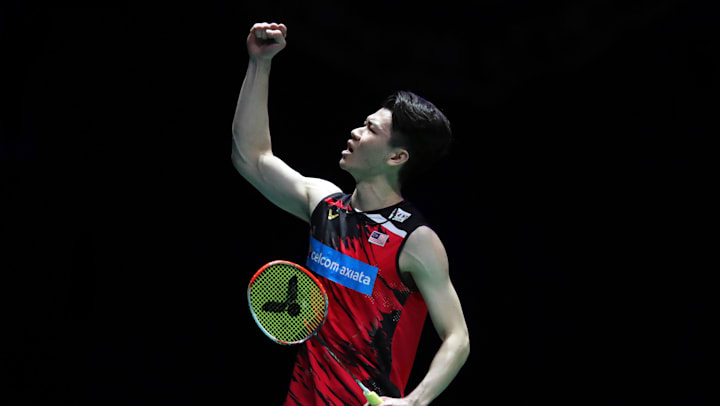 Indonesia open badminton play