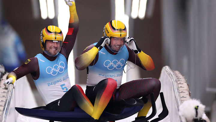 Medallas en 2022: los alemanes Tobias Wendl y Tobias Arlt ganan el oro en dobles de luge 