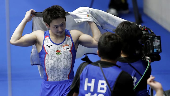 米倉英信が予選1位で男子跳馬決勝へ 体操 Fig種目別w杯ドーハ大会2日目