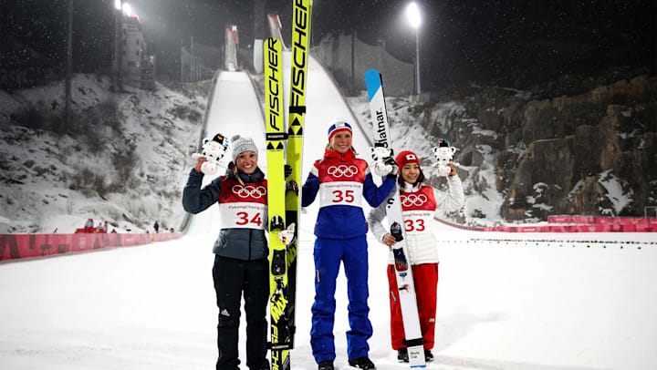 Lundby Wins Gold With Stunning Last Jump In Women S Normal Hill Olympic News