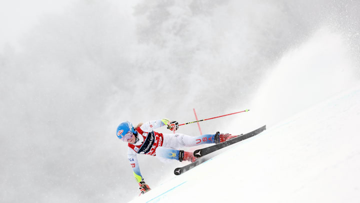 Mikaela Shiffrin (EUA), uma das maiores vencedoras da história do esqui alpino.