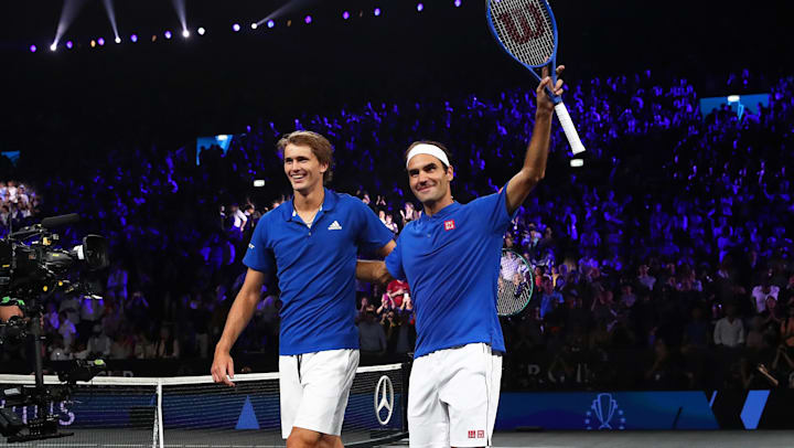 テニスのレーバー杯 初日はヨーロッパチームが3 1で先行 フェデラー ズベレフ組