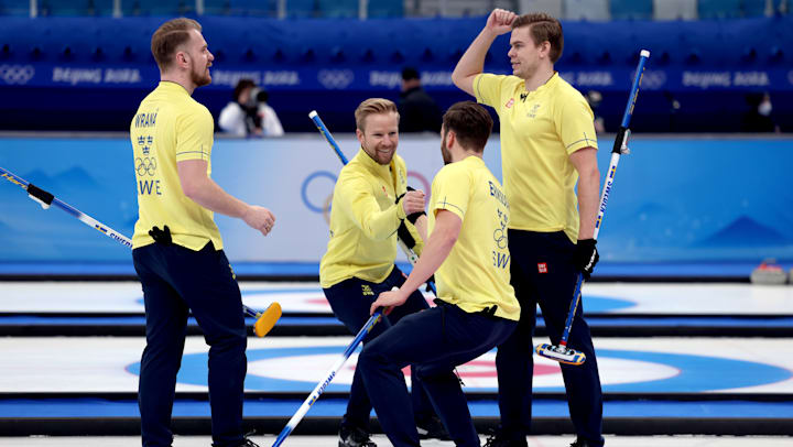 Men S Curling At Beijing 22 Olympics Day 4 Round Up Undefeated Sweden Best Canada