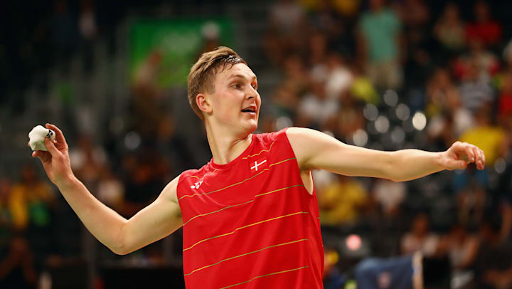 Badminton player denmark Denmark's Axelsen