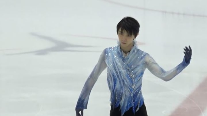 動画 男子sp 前回覇者の羽生結弦は首位発進 フィギュア オータムクラシックインターナショナル