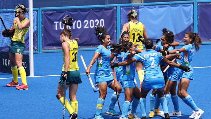 India Women Beat Australia To Enter Tokyo Olympics Hockey Semi Finals