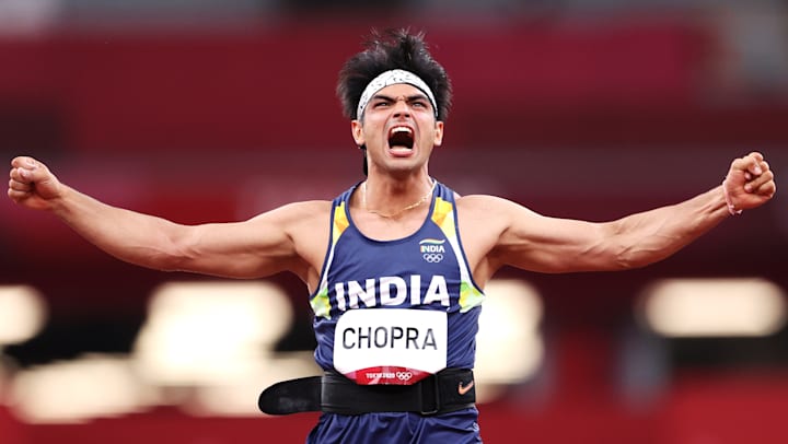 Neeraj Chopra wins Olympic gold medal in javelin throw at Tokyo 2020